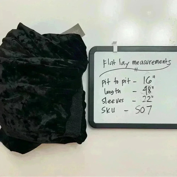 NWT New York & Company Eva Mendes Black Velvet Faux Wrap Dress Size XS/Small New - Picture 14 of 14